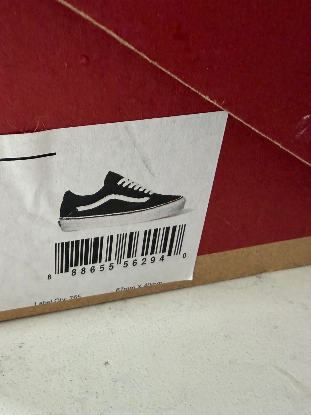 Vans Black & White Old Skool Skate Shoes